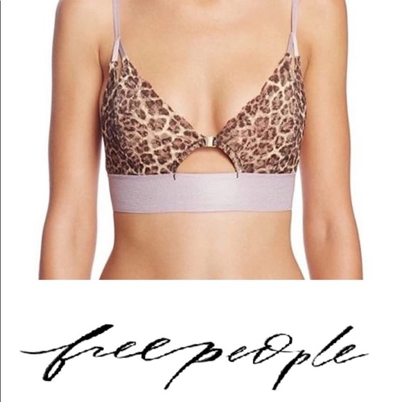 Free People Other - Size Medium Free People brand Animal Print bra